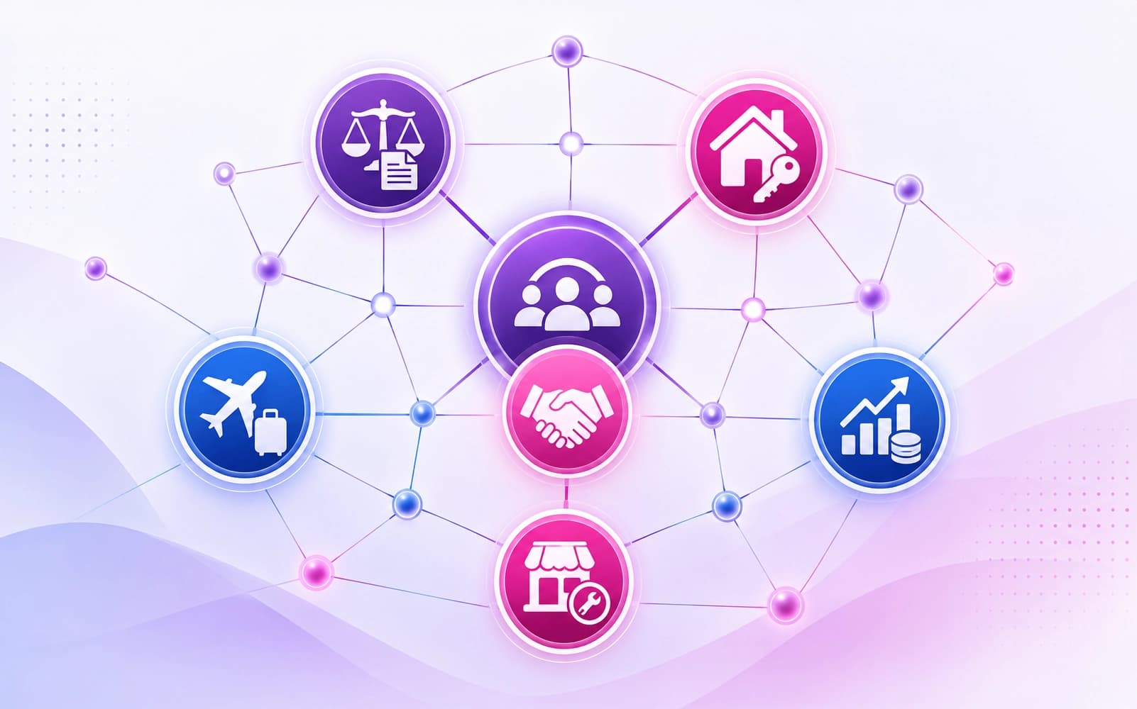 Directory network graphic